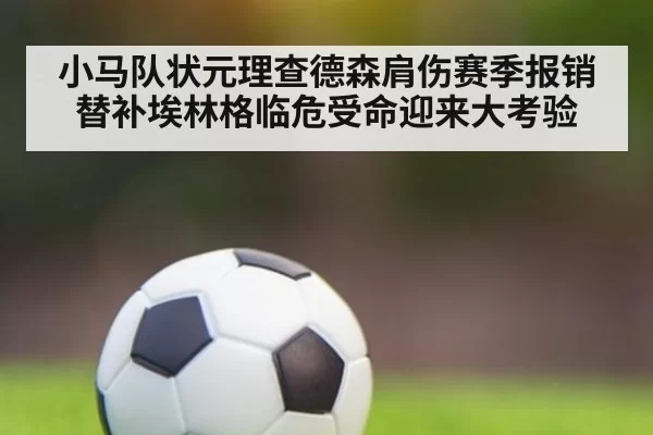 小马队状元理查德森肩伤赛季报销 替补埃林格临危受命迎来大考验